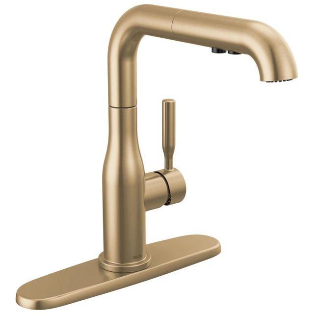 Delta Almari™ Champagne Bronze Single Handle Pull-Out Kitchen Faucet-3