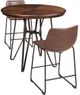 Signature Design by Ashley® Centiar 3 Piece Two-Tone Brown Counter Height Dining Set-0
