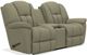 La-Z-Boy® Maverick Botanical Reclining Loveseat with Console-1