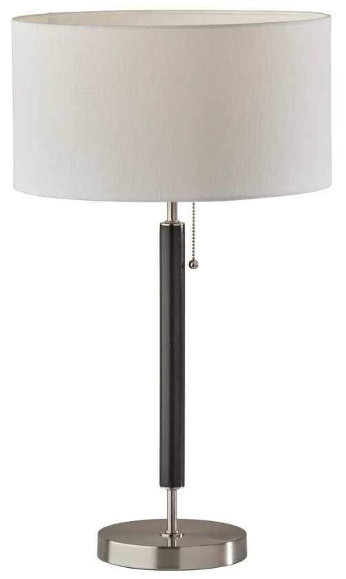 Adesso® Hamilton Brushed Steel Table Lamp-0