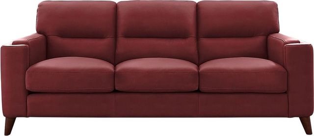 Aurora Furniture Elm Cranberry Stationary Sofa-0