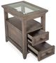 Magnussen Home® Paxton Place Dovetail Grey Chairside End Table-1