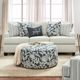 Furniture of America® Porthcawl Ivory 2-Piece Sofa and Loveseat Set-1