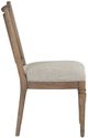 Liberty Furniture Hickory Grove Elliston Oatmeal/Heirloom Brown Panel Back Dining Side Chair-3