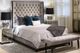 Decor-Rest® Furniture LTD Customizable Carolina 95 Upholstered King Panel Bed-1