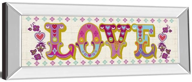 Classy Art First Love by Tom Frazier Mirror Framed Wall Art-1