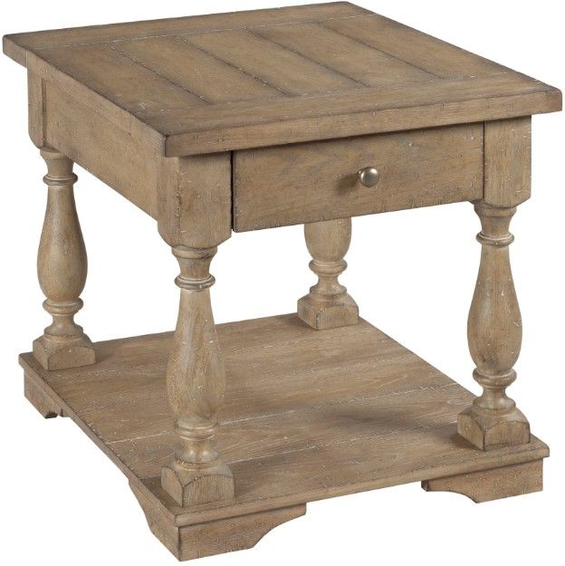 Hammary® Donelson Vintage Natural Rectangular End Table-0