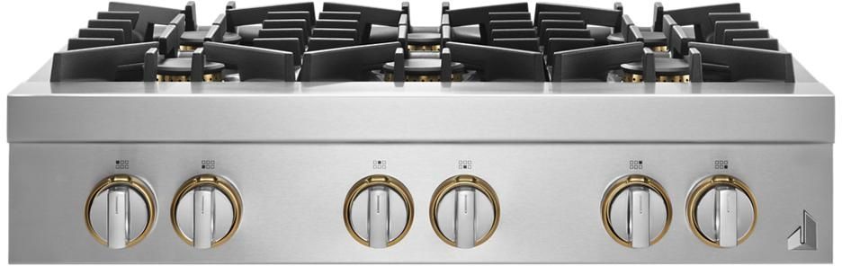 JennAir® RISE™ 36" Stainless Steel Natural Gas Rangetop