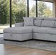 Furniture of America® Chatteris Gray Sectional-1