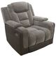 Signature Design by Ashley® Ultimax Shadow Power Recliner with Adjustable Headrest-0