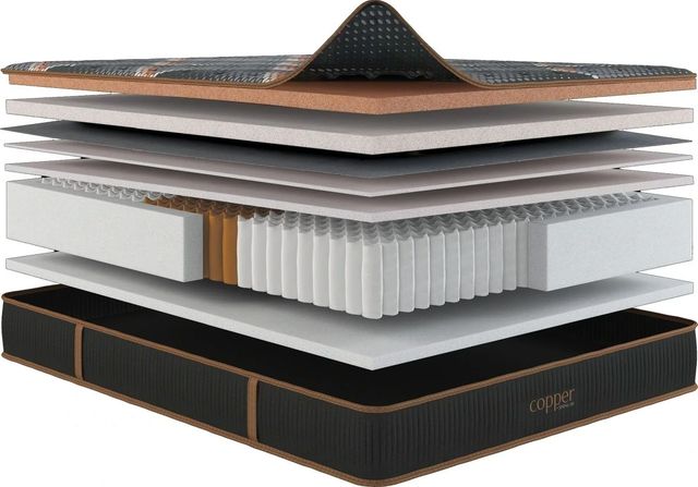 Copper by Spring Air® 13.5" Hybrid Firm Quilted Tight Top Queen Mattress-3