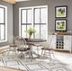 Liberty Furniture Carolina Crossing 5-Piece Antique Honey/White Pedestal Table Set-1