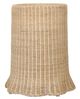 Jeffan Millie Whitewash Rattan Woven Side Table-0