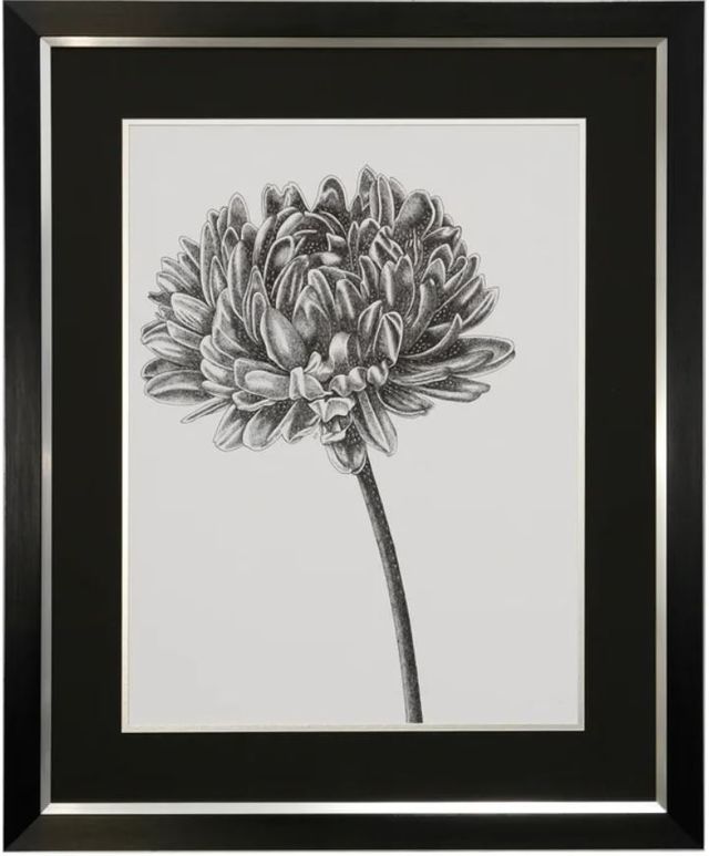 Stylecraft Black/Light Gray/White Framed Print-0