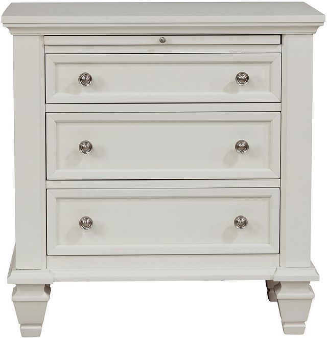 Coaster® Sandy Beach White Nightstand-1