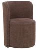 Fairfield® Customizable Pelle Provisions Aristotle Barrel Dining Side Chair with Casters-0