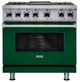 Viking® 7 Series 36" Ivy Pro Style Dual Fuel Range with Griddle-0
