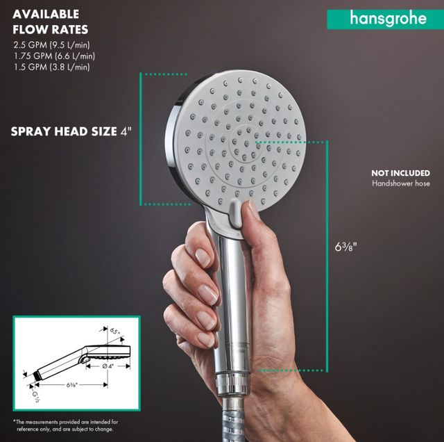 Hansgrohe Vernis Blend Matte Black 4" Handshower-1