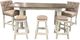 Vintage Furniture Charleston 24" Padded Stool-1