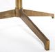 Magnolia Home by Joanna Gaines Selena Brass/White Coffee Table-2