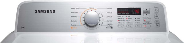 Samsung 7.3 Cu. Ft. White Front Load Gas Dryer-3