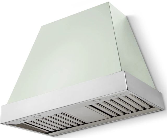 La Cornue CornuFé Euclid 36" Tapestry Wall Mounted Range Hood with Polished Chrome Trim-0