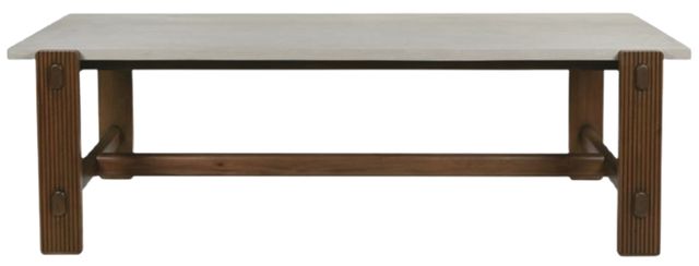 Rowe® Kindred Mineral Top Rectangle Dining Table with Sesame Base-1