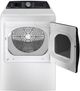 GE Profile™ 7.3 Cu. Ft. White Front Load Electric Dryer-2