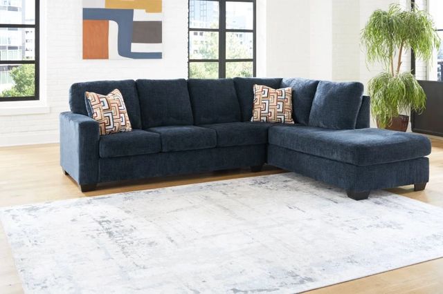 Signature Design by Ashley® Aviemore 2-Piece Ink Right-Arm Facing Sectional and Chaise-2