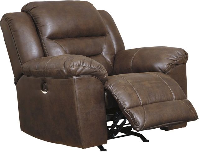 Signature Design by Ashley® Stoneland Chocolate Power Rocker Recliner