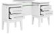 Liberty Furniture Reflections Pearl White Vanity Table-5