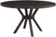 Elements International Cato Walnut Dining Table -0