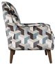 Jofran Inc. Escher Multi-Colored Accent Chair-3