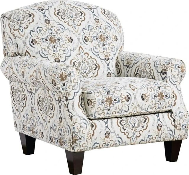 Fusion Furniture Glenville Cascade Brown/White Accent Chair-0