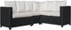 Enclover Trillium 4-Piece Black/White Sectional Set-0
