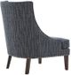 Olliix by Madison Park Navy Chase Accent Chair-2
