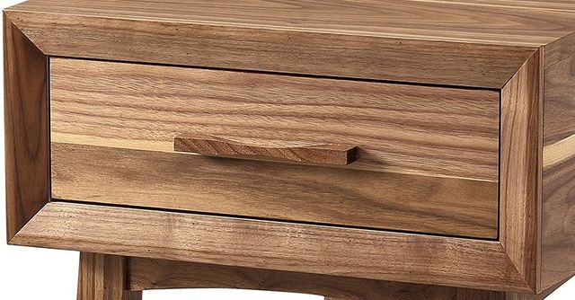 Winners Only® Venice Walnut Side Table-1