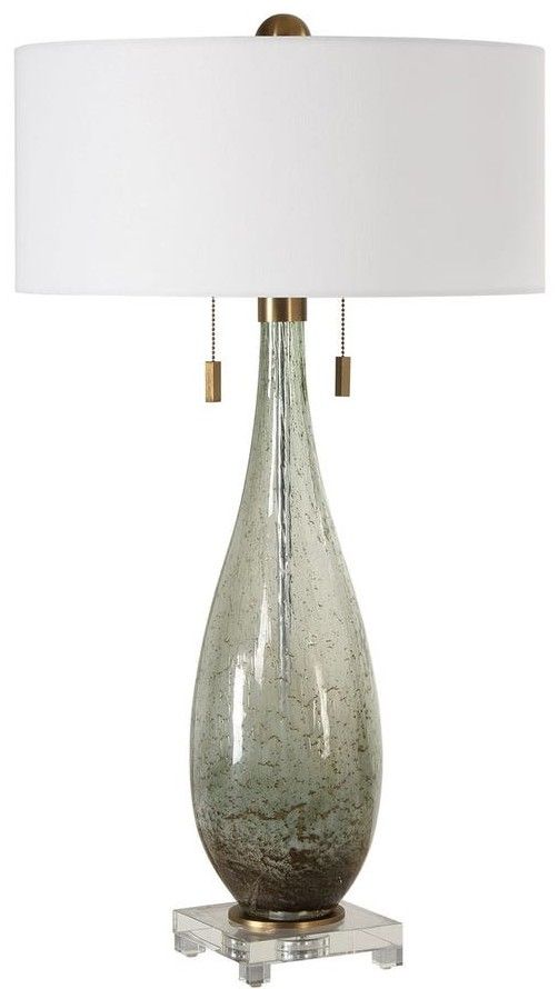 Uttermost® Cardoni Green Table Lamp-0