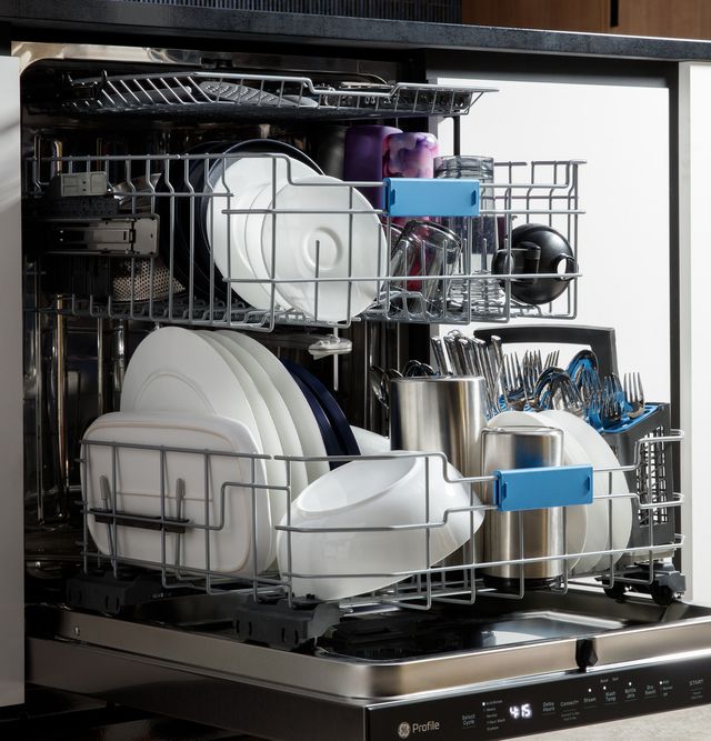 GE Profile™ ENERGY STAR® 24" Fingerprint Resistant Stainless Steel Top Control Built-In Dishwasher with Microban™ Antimicrobial Technology-4