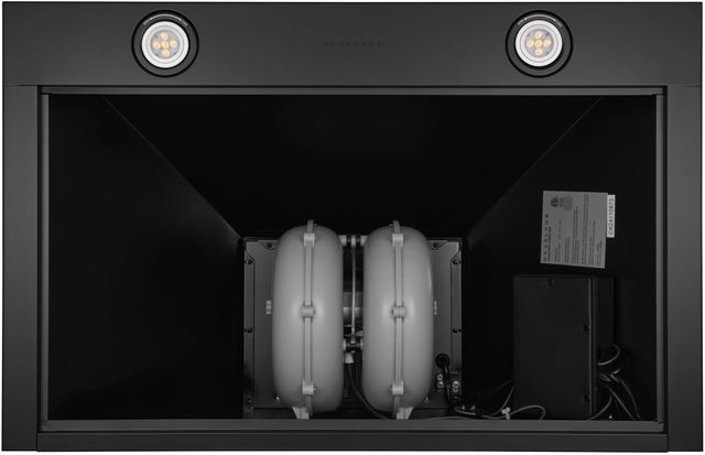 Hauslane Chef Series 30" Matte Black Convertible Wall Mounted Range Hood-3
