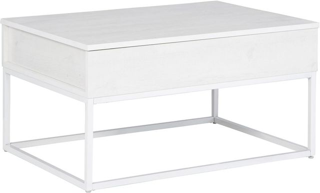 Signature Design by Ashley® Deznee White Lift Top Coffee Table-1