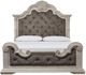 Signature Design by Ashley® Bruchandi 4-Piece Antique White Queen Upholstered Panel Bedroom Set-2