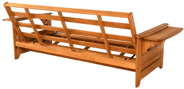 Kodiak Furniture Phoenix Butternut Full Futon Frame with Storage-1