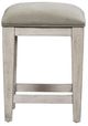 Liberty Furniture Heartland Antique White/Gray Taupe Upholstered Console Stool-0