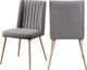 Meridian Furniture Eleanor Cream Linen Dining Chair-1