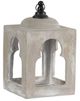 A & B Home Gray Cement Outdoor Lantern-0