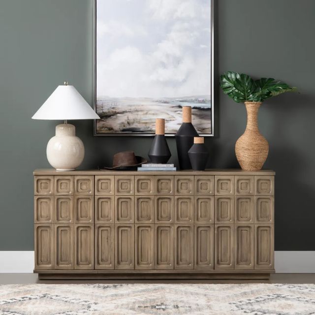 Crestview Collection Kinsley Brown Sideboard-1