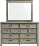 Elements Drift Grey Bed, Dresser and Mirror Package-5