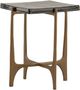 Dovetail Furniture Colston Antique Brass Side Table-0