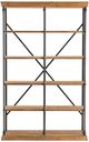 Crestview Collection La Salle Black/Natural Bookshelf-2